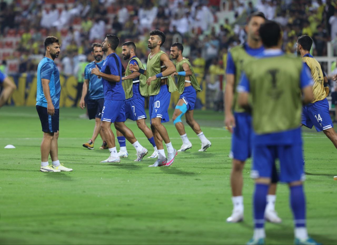 پوشش زنده بازی استقلال و النصر