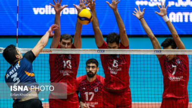 رده‌بندی لیگ برتر والیبال در پایان نیم‌فصل اول