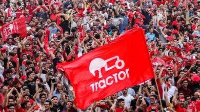 جو هواداران تراکتور در ورزشگاه یادگار امام تبریز
