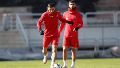 بازگشت سرلک به تمرین گروهی پرسپولیس در آستانه بازی با سپاهان