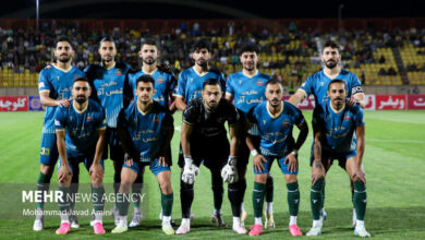 فریاد «حیا کن رها کن» هواداران قزوینی در ورزشگاه سردار آزادگان