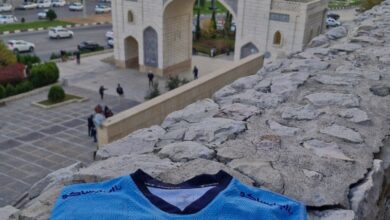 پیراهن پیکان در همه جای شیراز نصب شد! (عکس)