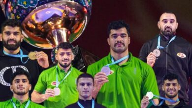 مازندران با ۷ طلا قهرمان مطلق کشتی کشور