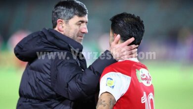 آغوش نجات‌بخش برای مهاجم پرسپولیس (عکس)