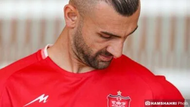 اولین تصاویر از سردار دورسون با لباس پرسپولیس | سلاح پنهان کارتال در برابر الهلال اولین تصاویر از سردار دورسون با لباس پرسپولیس | سلاح پنهان کارتال در برابر الهلال