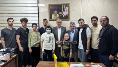 مهاجم پرسپولیس آرزوی کودک مبتلا به سرطان را برآورده کرد