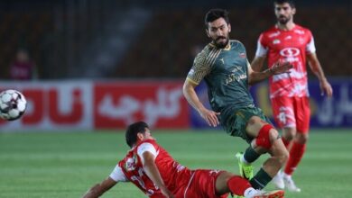 پرسپولیس از کورس قهرمانی عقب افتاد | شمس آذر نفس قرمزهای پایتخت را گرفت