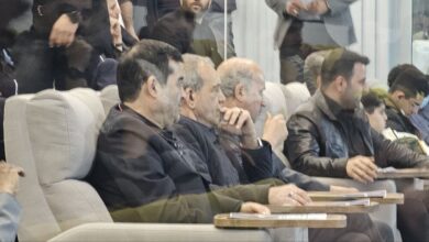 رییس جمهور تماشاگر بازی ایران- امارات در ورزشگاه آزادی