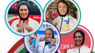 تیم ملی ووشو بانوان ایران در آمل اردو زد