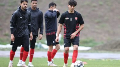 کارتال دفاع و حمله را با هم تمرین کرد/ تمرین پرسپولیس ۸۰ دقیقه زیر باران شدید!