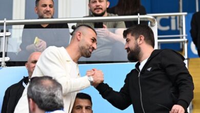 سردار دورسون تماشاگر سوپرلیگ شد! (عکس)