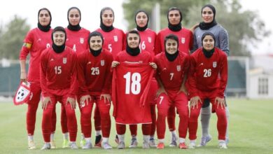 برد ۷ گله تیم ملی فوتبال زنان ایران مقابل عراق