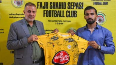فجر شهید سپاسی شیراز قرارداد ٢ بازیکن خود را تمدید کرد