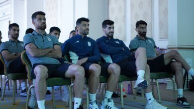 برگزاری جلسه فنی تیم ملی در روز دیدار با قطر