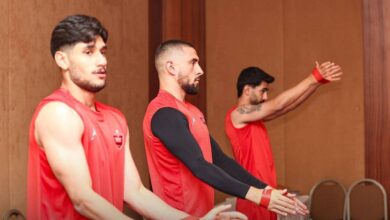 الکسی گندوز در تمرین پرسپولیس حاضر شد