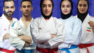 رقبای جهانی کاراته کاهای ایران مشخص شدند