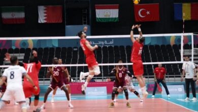 پیروزی قاطع والیبال ایران مقابل قطر