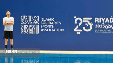 شناگر ایران در ماده ١٠٠ متر قورباغه پنجم شد