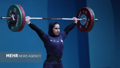 دختر وزنه بردار ایران در دوضرب و مجموع مدال برنز گرفت
