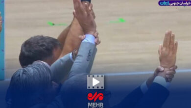 ادای احترام وحید شمسایی به حضرت علی(ع) پس از قهرمانی در ریاض