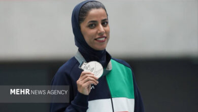 خدابنده پس از کسب مدال نقره: دیدن پرچم ایران خستگی‌هایم را از بین برد