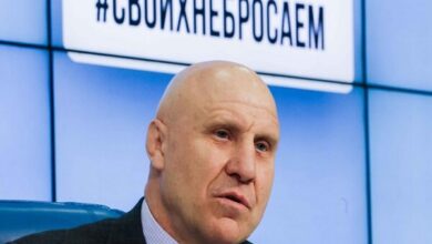 رئیس فدراسیون کشتی روسیه تماشاگر ویژه لیگ ایران