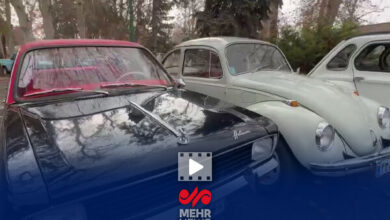 تصاویری از نمایشگاه خودروهای کلاسیک و تاریخی در مجموعه فرهنگی نیاوران