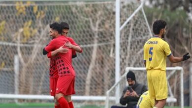 برتری ۴ گله پرسپولیس برابر عقاب در دیداری تدارکاتی