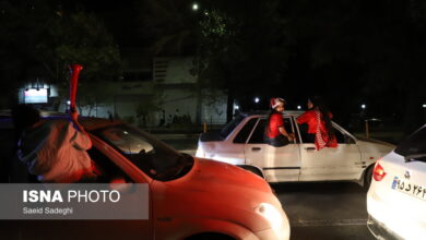 جشن خیابانی تراکتوری‌ها بعد از برد بزرگ