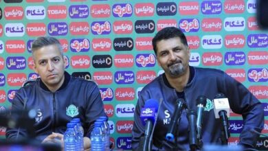 سرمربی آلومینیوم اراک به نشست خبری قبل از بازی با خیبر نیامد