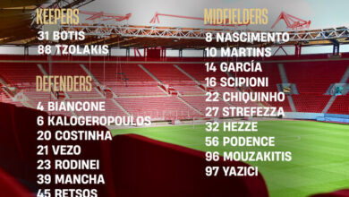 رقیب طارمی به لیست المپیاکوس برگشت