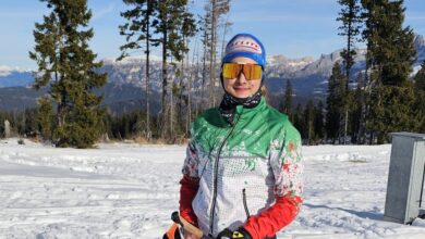 تمرین دخترالمپیکی در دمای ۲۷- درجه؛ "برای زنده ماندن اسکی کردم تا به هتل برسم"