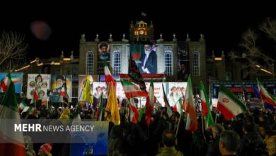 آیین استقبال از تیم ملی فوتبال بانوان ایران در تبریز