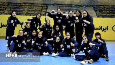 تیم هندبال دختران ایران برابر هنگ کنگ به پیروزی رسید
