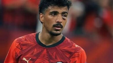 مدافع اصلی مصر آماده تقابل با ایران شد/ فقط یک ضربه مغزی بود!