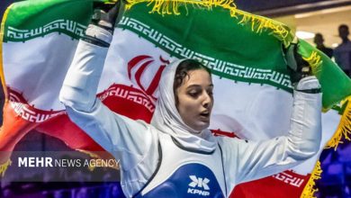 حنا زرین کمر تنها طلای ایران را کسب کرد/ پایان کار بانوان با ۵ مدال