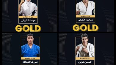 با کسب دو مدال طلا و دو برنز؛ تیم جودو نوجوانان ایران در آسیا سوم شد