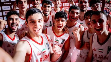 تیم بسکتبال زیر ١٨ سال ایران به مرحله یک ‌چهارم کاپ آسیا صعود کرد