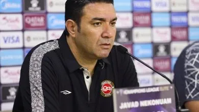 نکونام: استحقاق کسب یک امتیاز مقابل شباب الاهلی را داشتیم