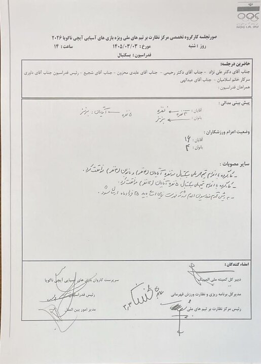 کمیته ملی المپیک: پیشبینی مدال برنز بسکتبال ماهها پیش انجام شده بود