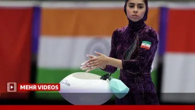اجرای هنگامه هادیانی در مسابقات ژیمناستیک بازیهای آسیایی ناگویا
