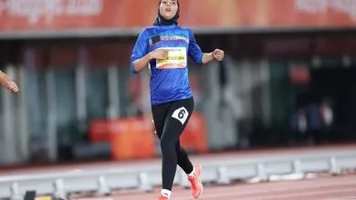 سومی محیطی‌زاده در دوی ۲۰۰ متر هفتگانه/ یک قدم تا طلا