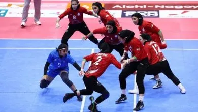 تیم ملی کبدی زنان نایب قهرمان شد