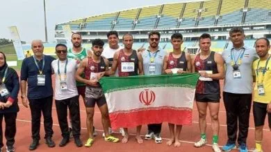 برنز ۴ در ۱۰۰ متر آخرین مدال تیم ملی ایران؛ پایان کار با ۱۲ مدال