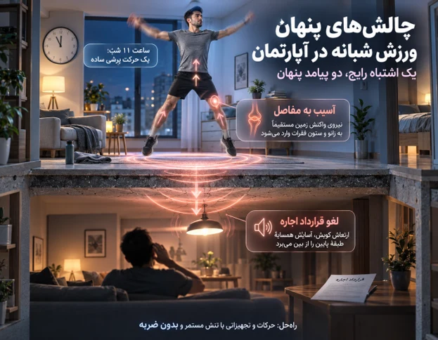 چالش های پنهان تمرین در آپارتمان